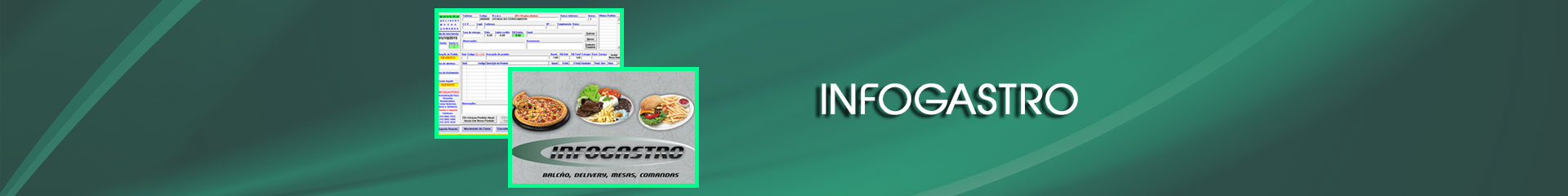 InfoGastro — balcão, deliverys, mesas e comandas
